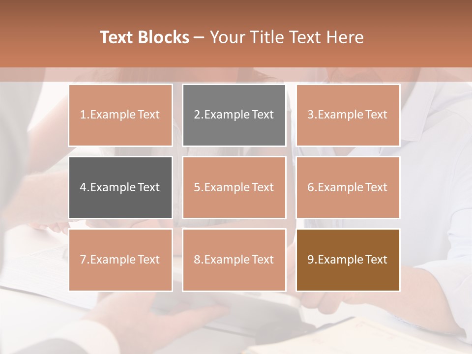 Smiling Caucasian Business PowerPoint Template
