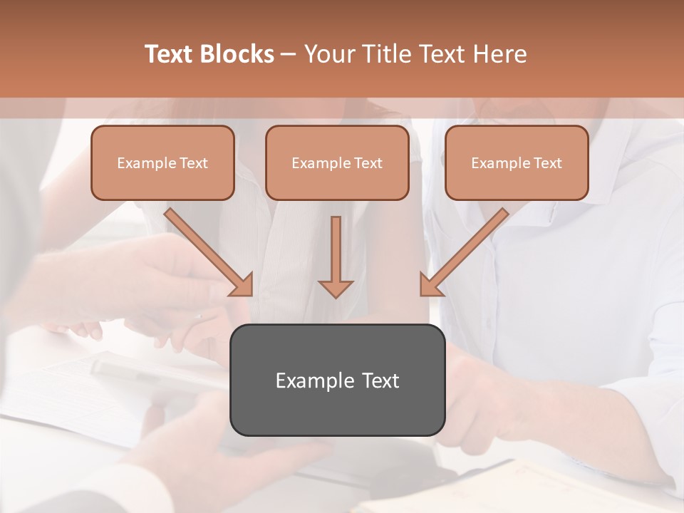 Smiling Caucasian Business PowerPoint Template