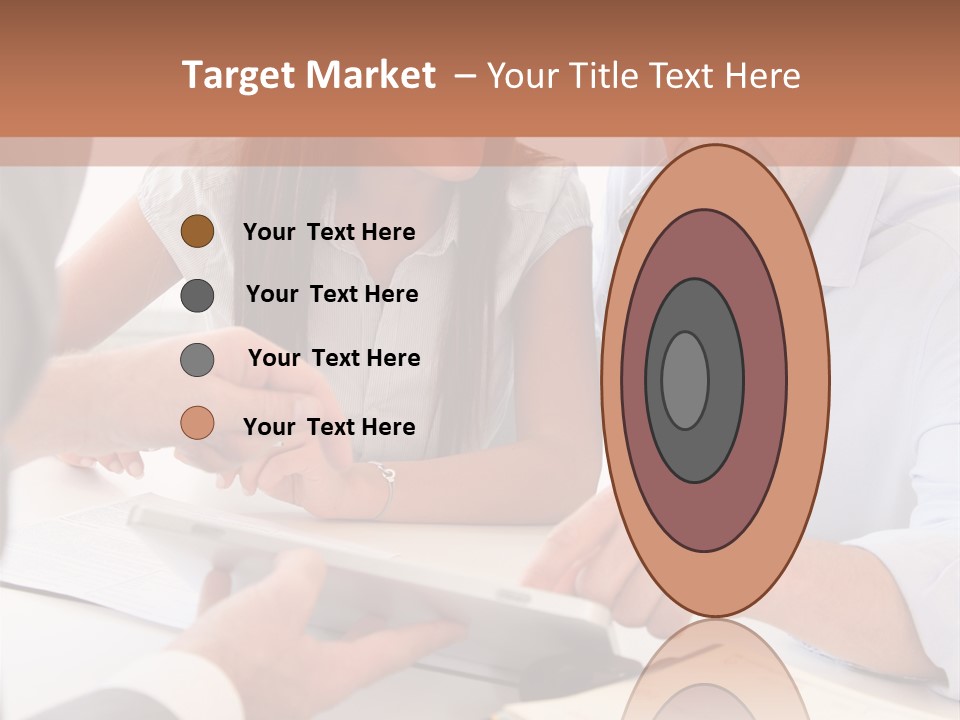 Smiling Caucasian Business PowerPoint Template