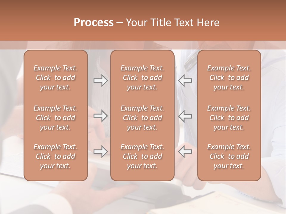 Smiling Caucasian Business PowerPoint Template