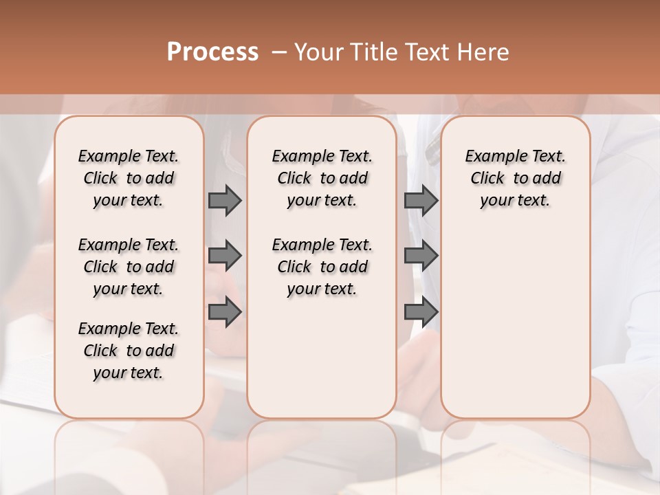 Smiling Caucasian Business PowerPoint Template