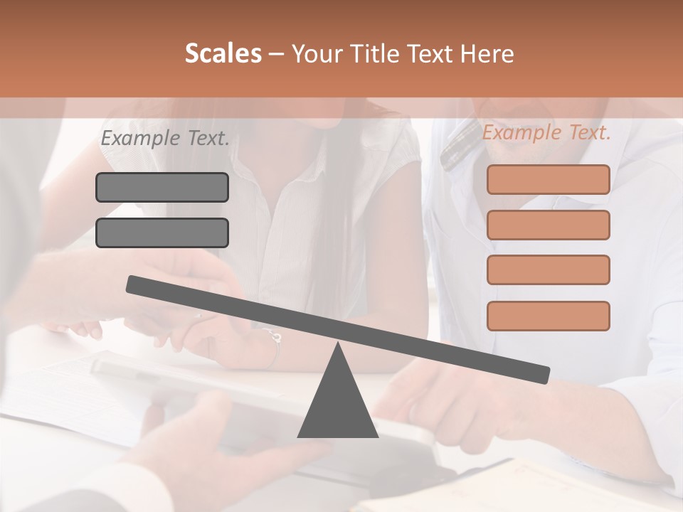 Smiling Caucasian Business PowerPoint Template