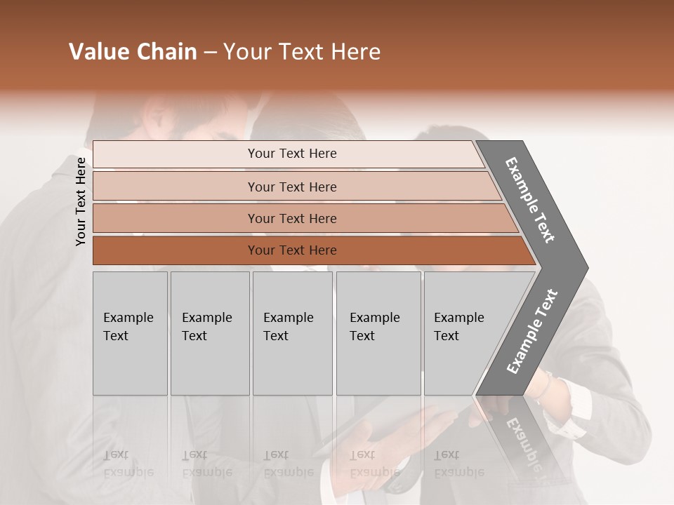 Persons Businessmen Smiling PowerPoint Template
