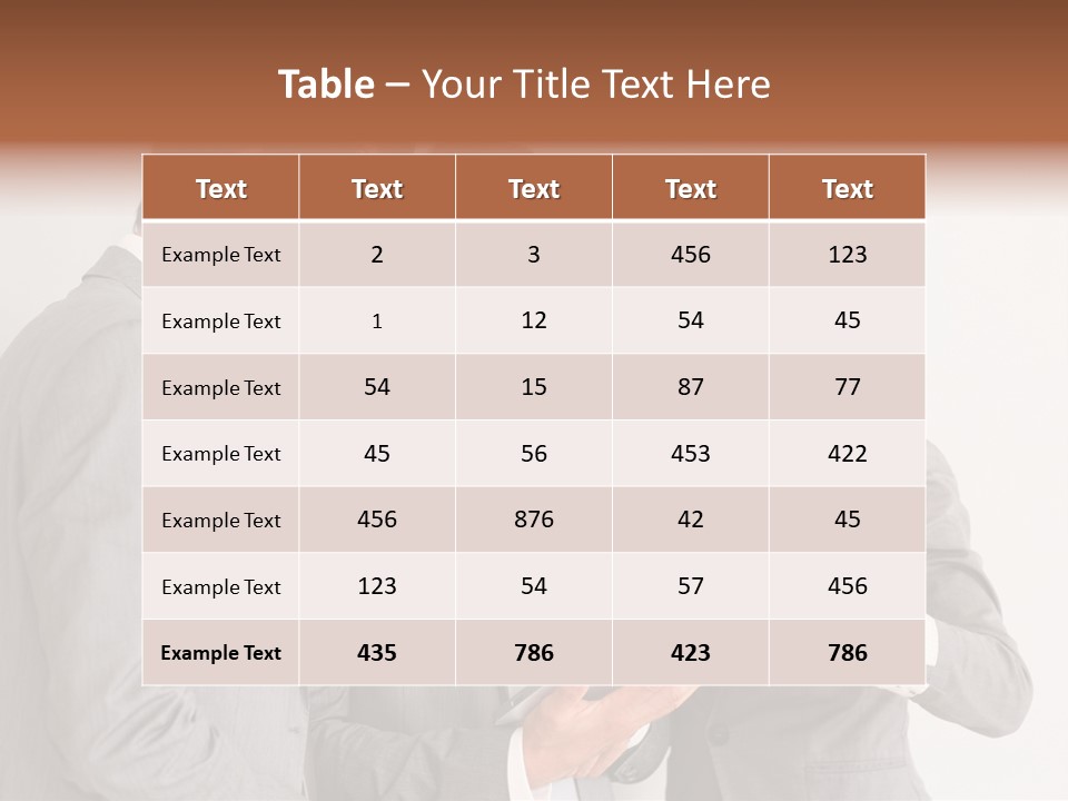Persons Businessmen Smiling PowerPoint Template
