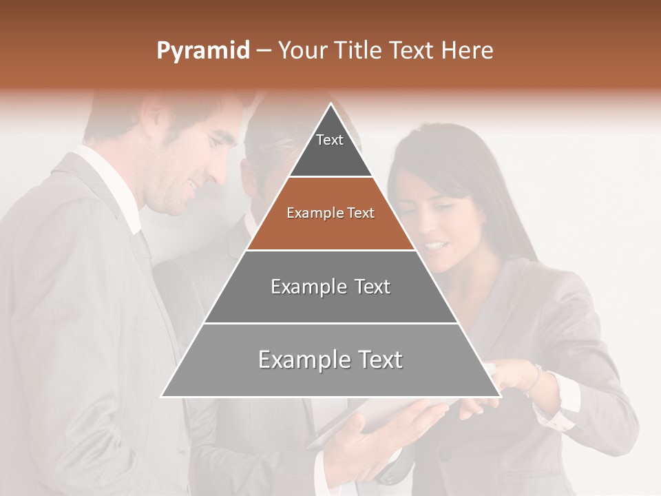 Persons Businessmen Smiling PowerPoint Template