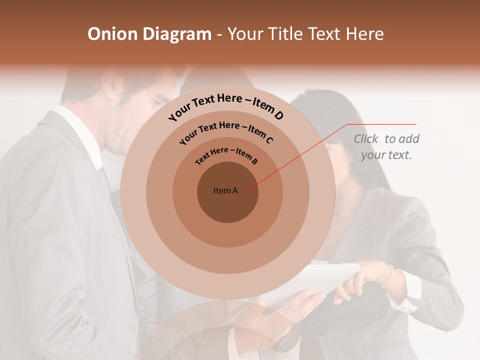 Persons Businessmen Smiling PowerPoint Template