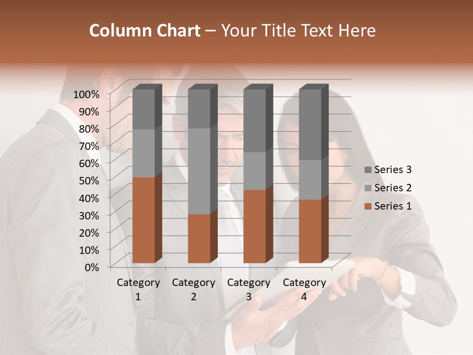 Persons Businessmen Smiling PowerPoint Template
