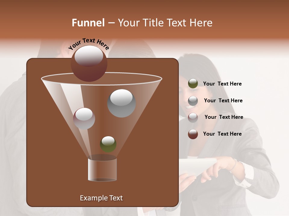 Persons Businessmen Smiling PowerPoint Template