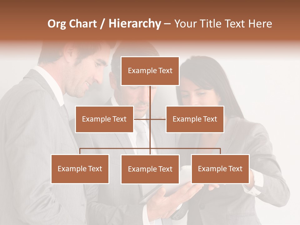 Persons Businessmen Smiling PowerPoint Template