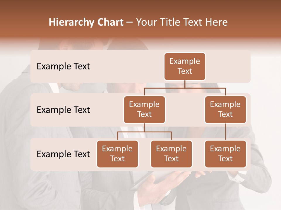 Persons Businessmen Smiling PowerPoint Template