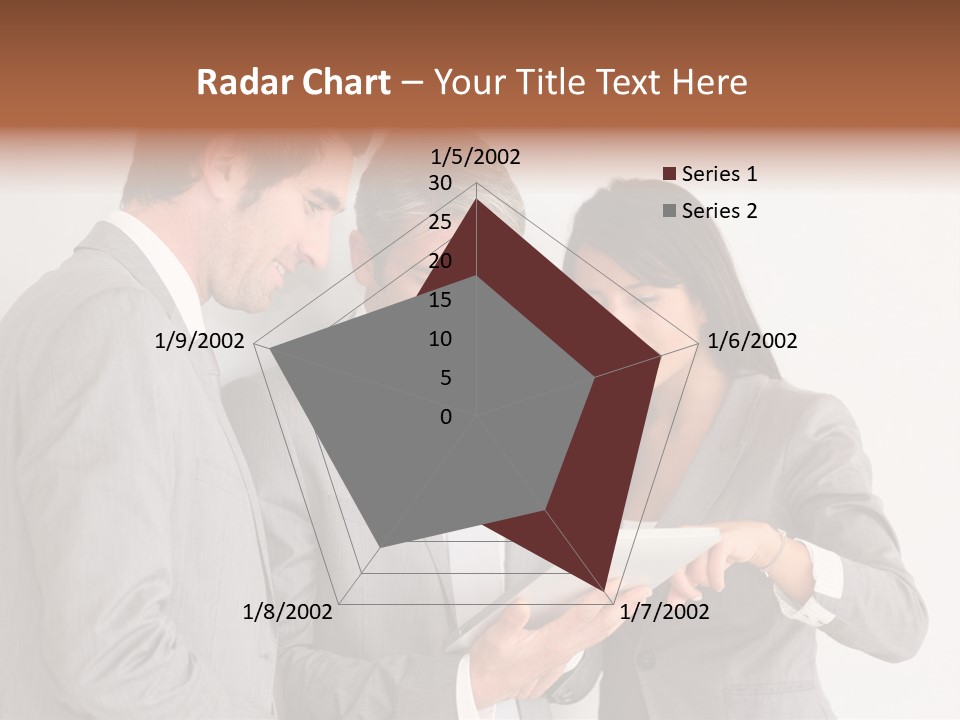 Persons Businessmen Smiling PowerPoint Template