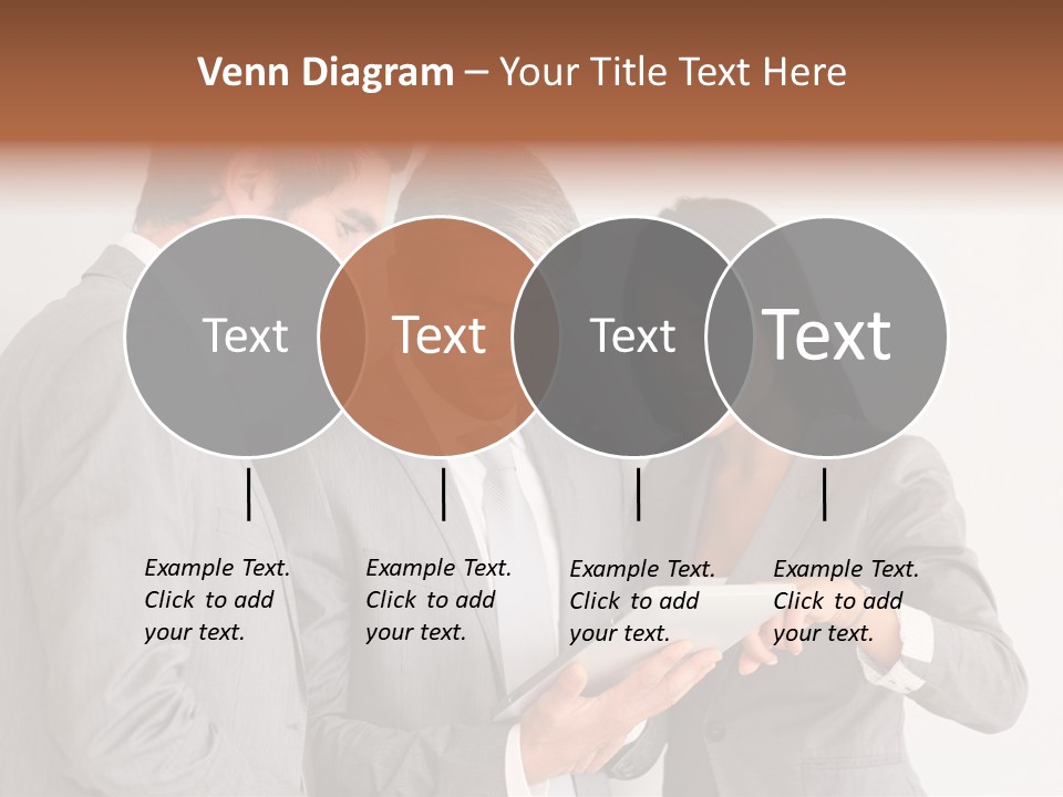Persons Businessmen Smiling PowerPoint Template