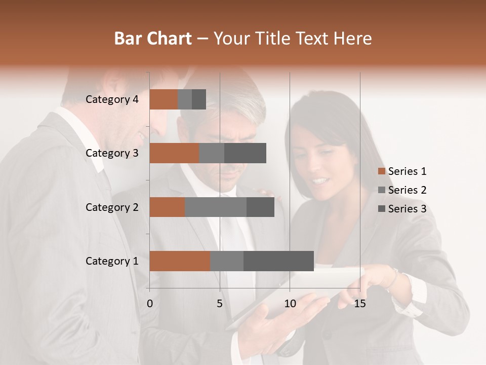 Persons Businessmen Smiling PowerPoint Template
