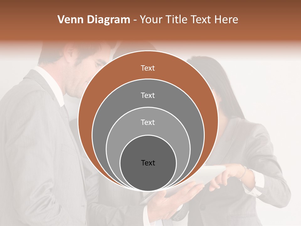 Persons Businessmen Smiling PowerPoint Template