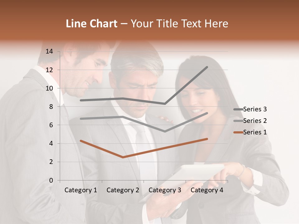 Persons Businessmen Smiling PowerPoint Template