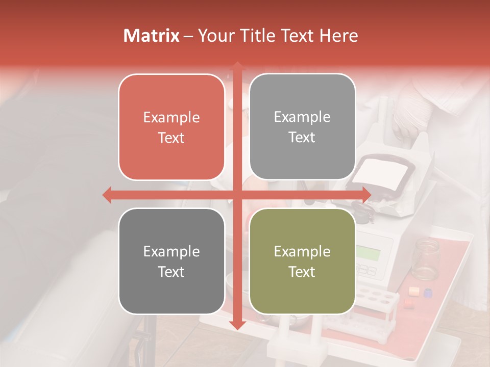 Donor Donate Indoors PowerPoint Template