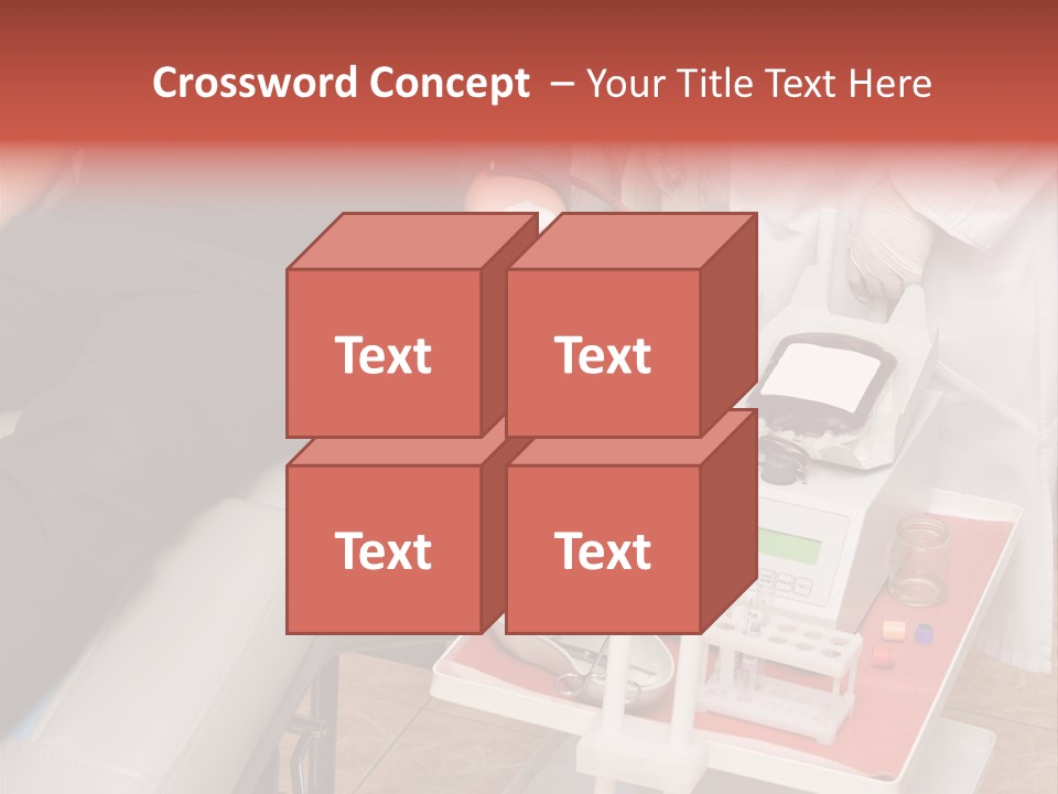 Donor Donate Indoors PowerPoint Template