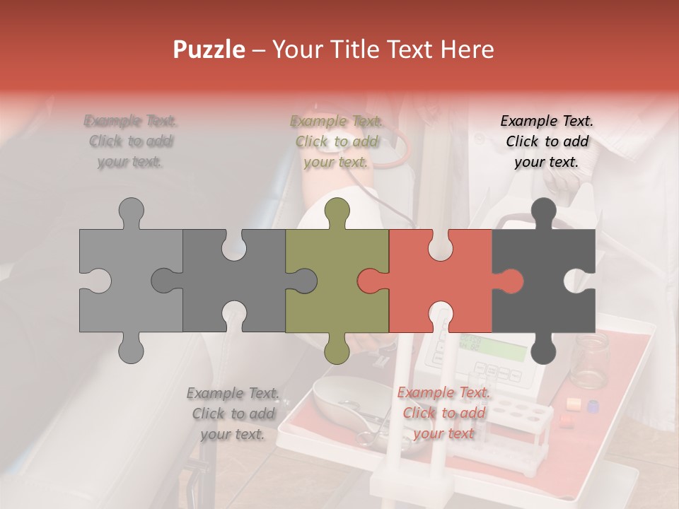 Donor Donate Indoors PowerPoint Template