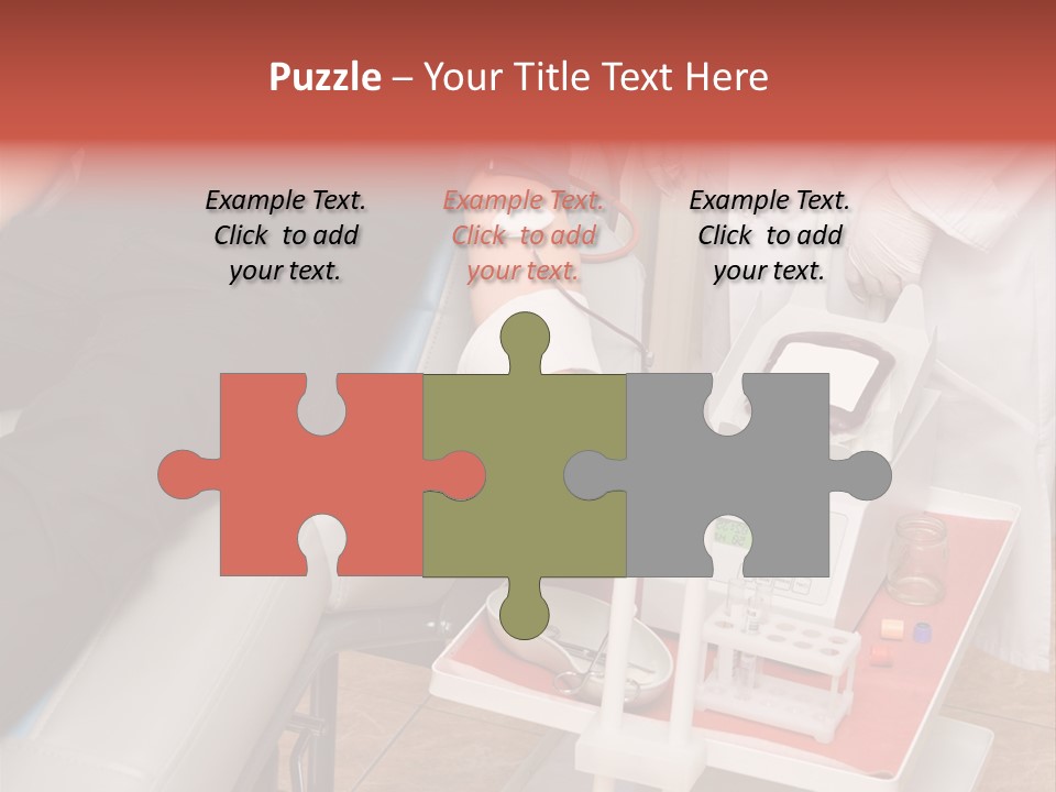 Donor Donate Indoors PowerPoint Template