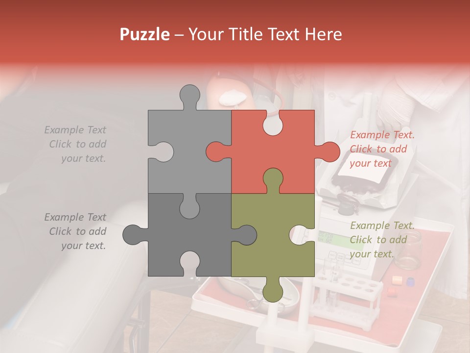 Donor Donate Indoors PowerPoint Template