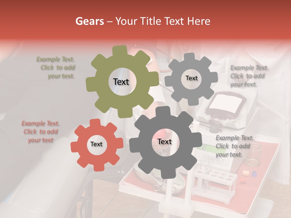 Donor Donate Indoors PowerPoint Template