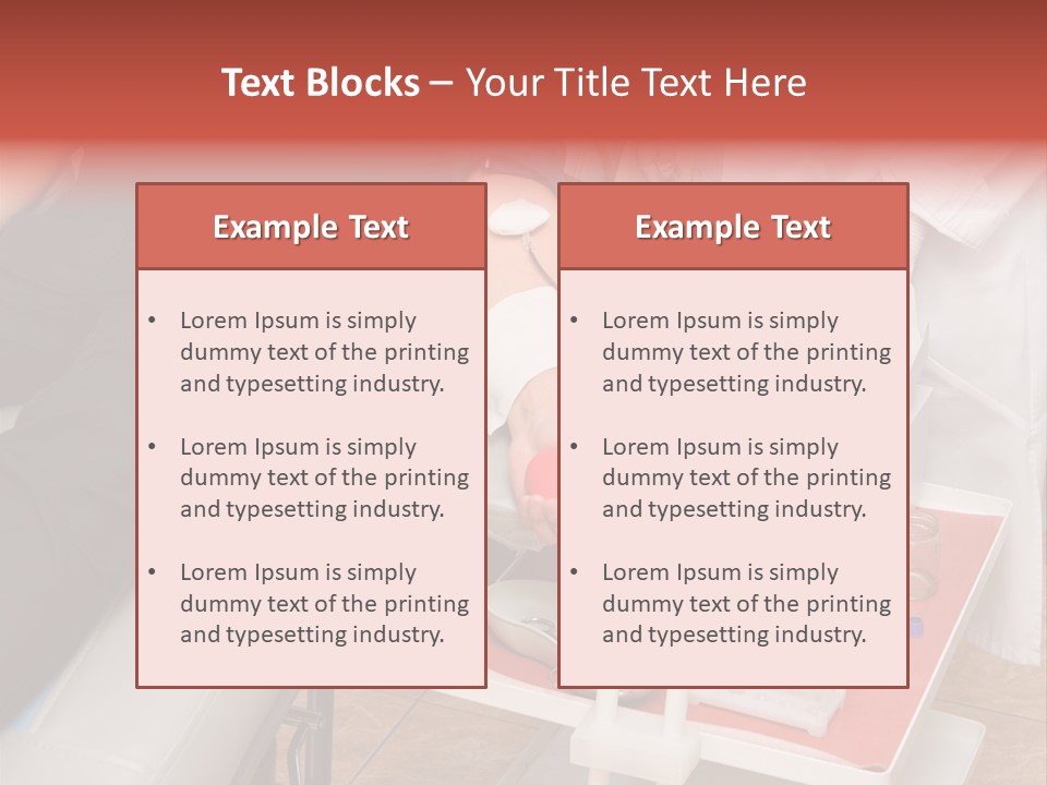 Donor Donate Indoors PowerPoint Template