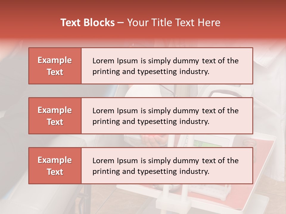 Donor Donate Indoors PowerPoint Template