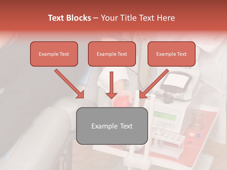 Donor Donate Indoors PowerPoint Template