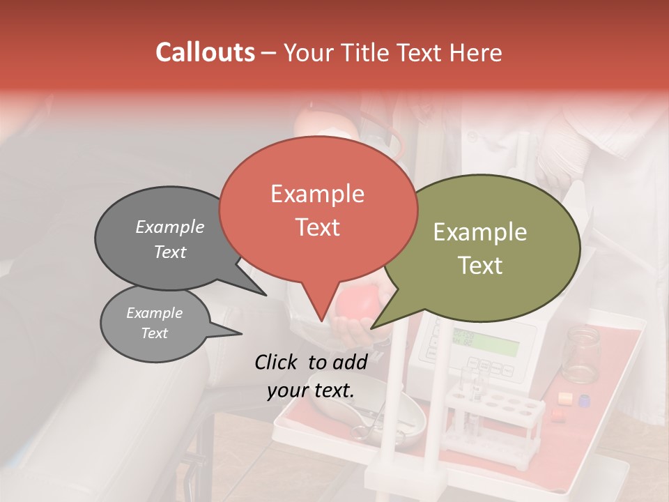 Donor Donate Indoors PowerPoint Template