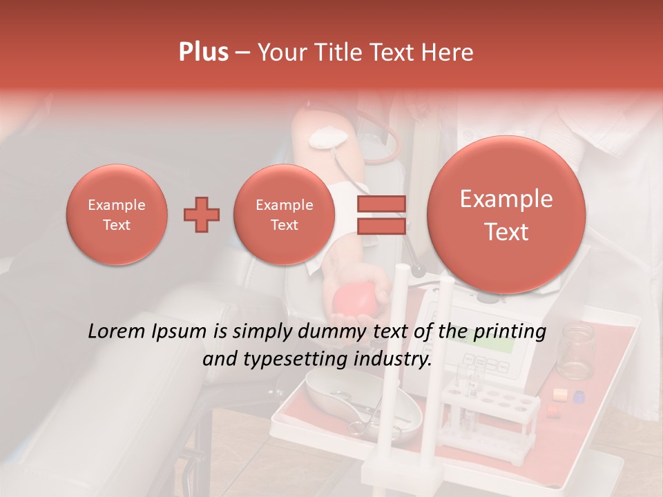 Donor Donate Indoors PowerPoint Template