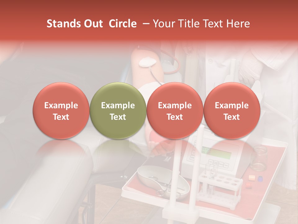 Donor Donate Indoors PowerPoint Template