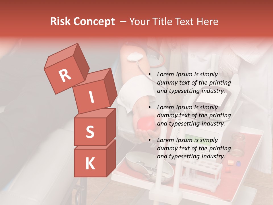 Donor Donate Indoors PowerPoint Template