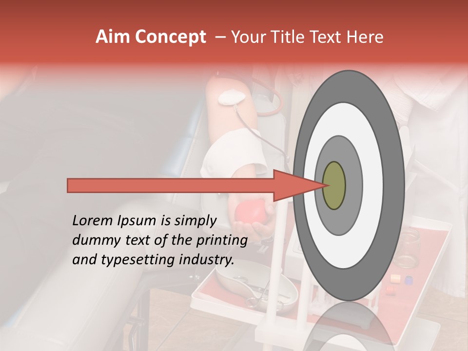 Donor Donate Indoors PowerPoint Template