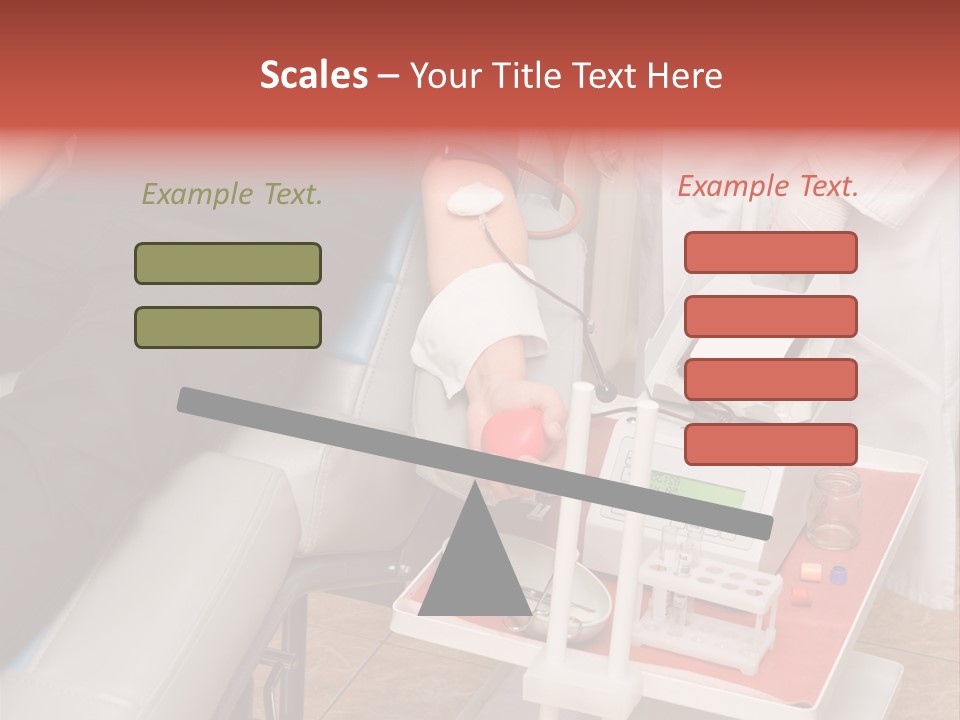 Donor Donate Indoors PowerPoint Template