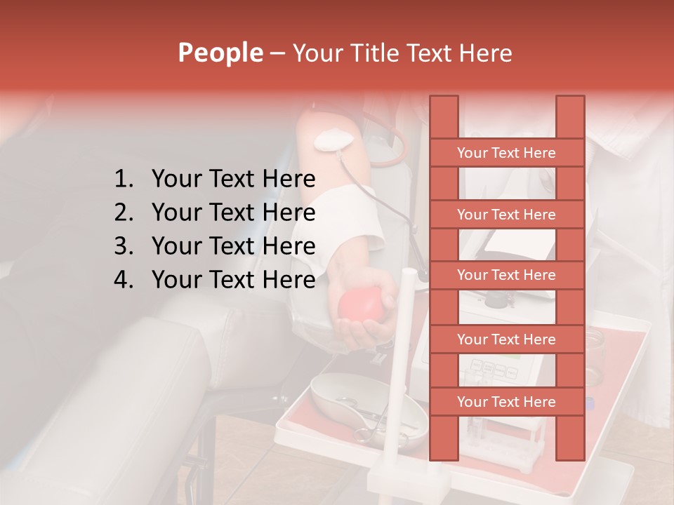 Donor Donate Indoors PowerPoint Template