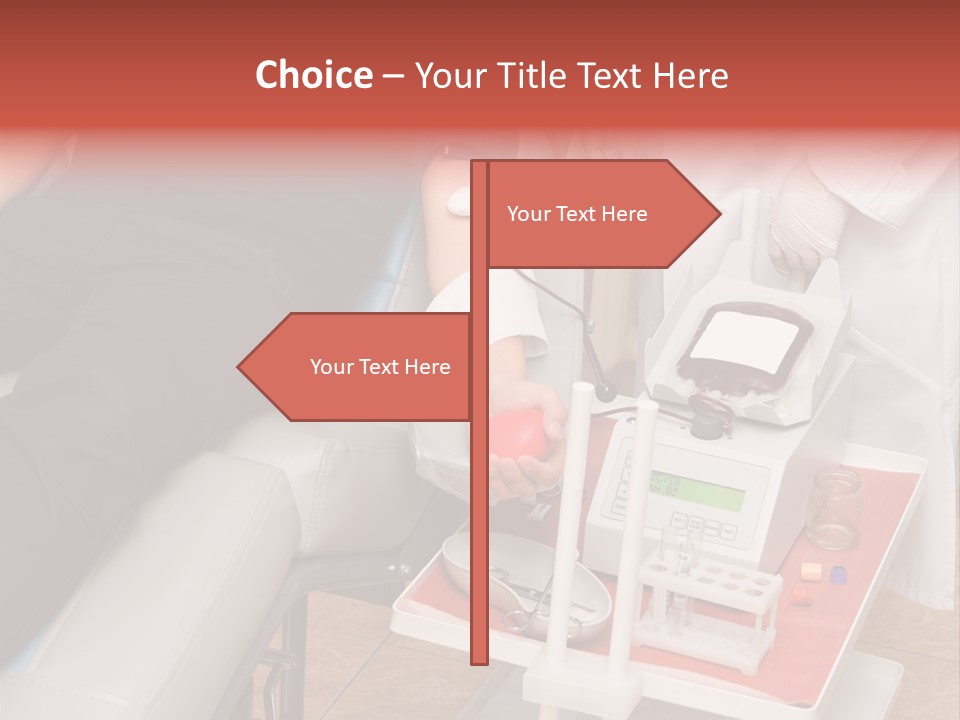 Donor Donate Indoors PowerPoint Template