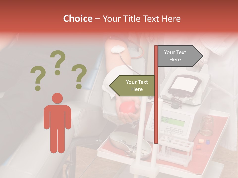 Donor Donate Indoors PowerPoint Template