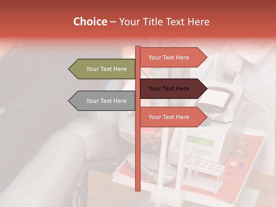 Donor Donate Indoors PowerPoint Template