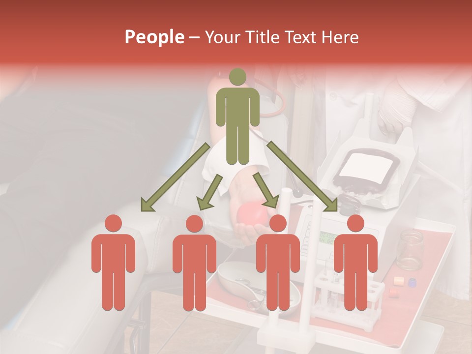 Donor Donate Indoors PowerPoint Template