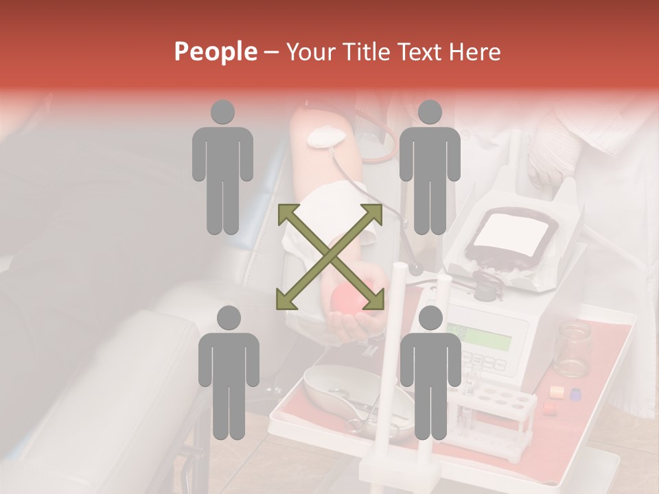 Donor Donate Indoors PowerPoint Template
