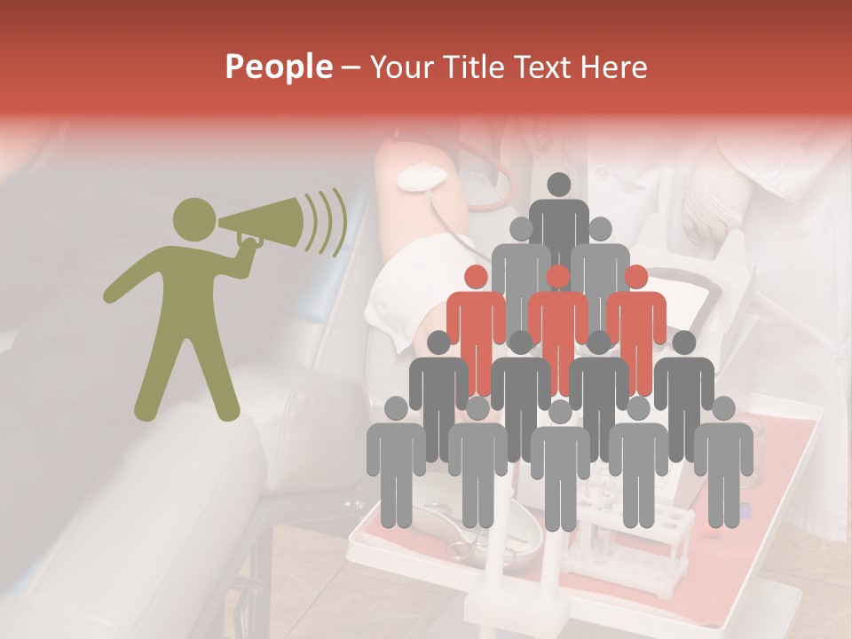 Donor Donate Indoors PowerPoint Template