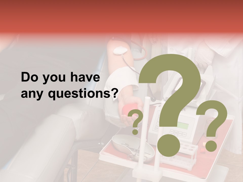 Donor Donate Indoors PowerPoint Template