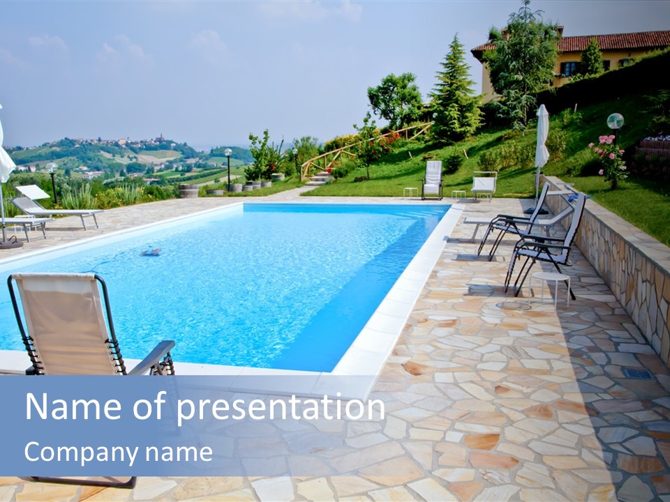 Landscape Luxury Spa PowerPoint Template