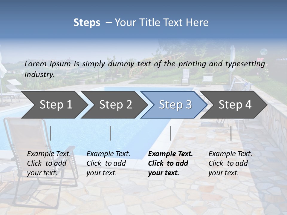 Landscape Luxury Spa PowerPoint Template