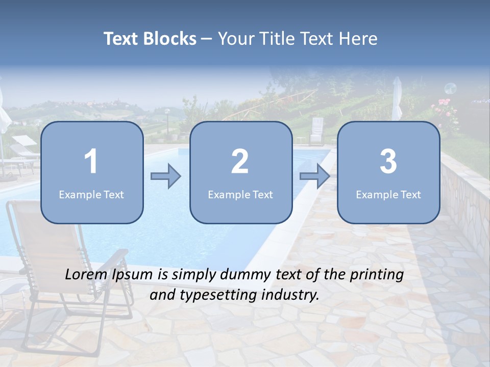 Landscape Luxury Spa PowerPoint Template