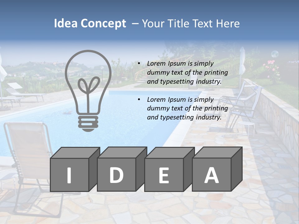 Landscape Luxury Spa PowerPoint Template