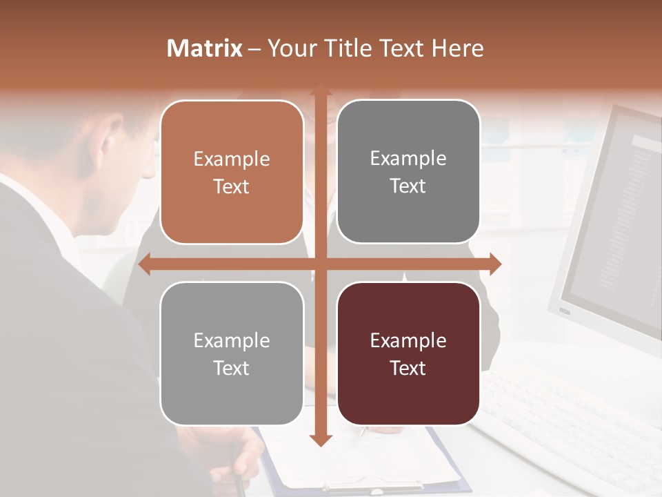 Manager Together Group PowerPoint Template