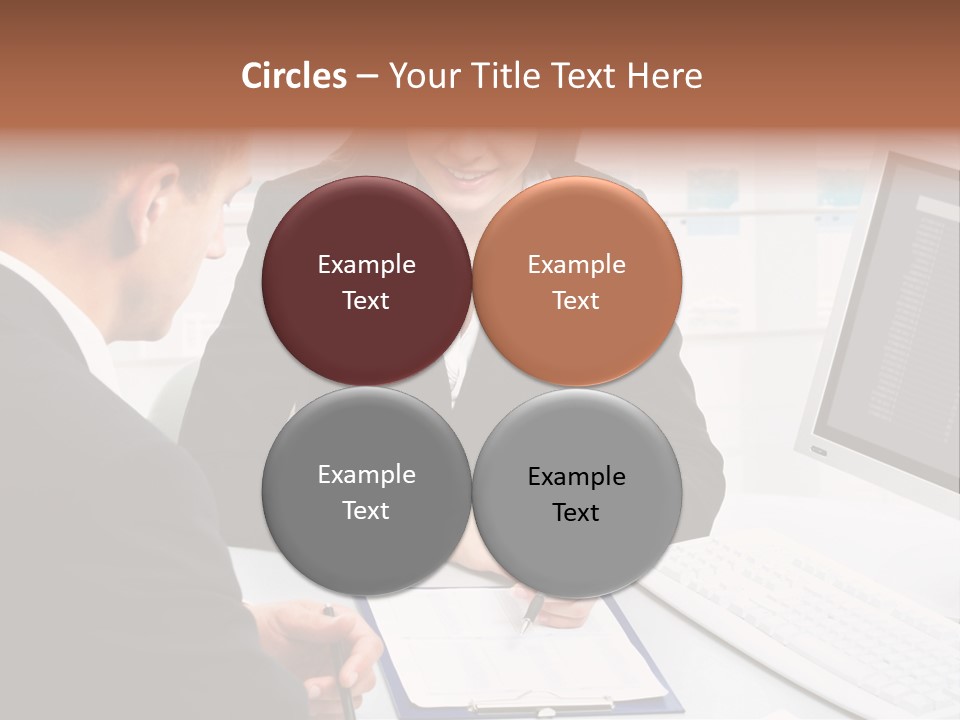 Manager Together Group PowerPoint Template