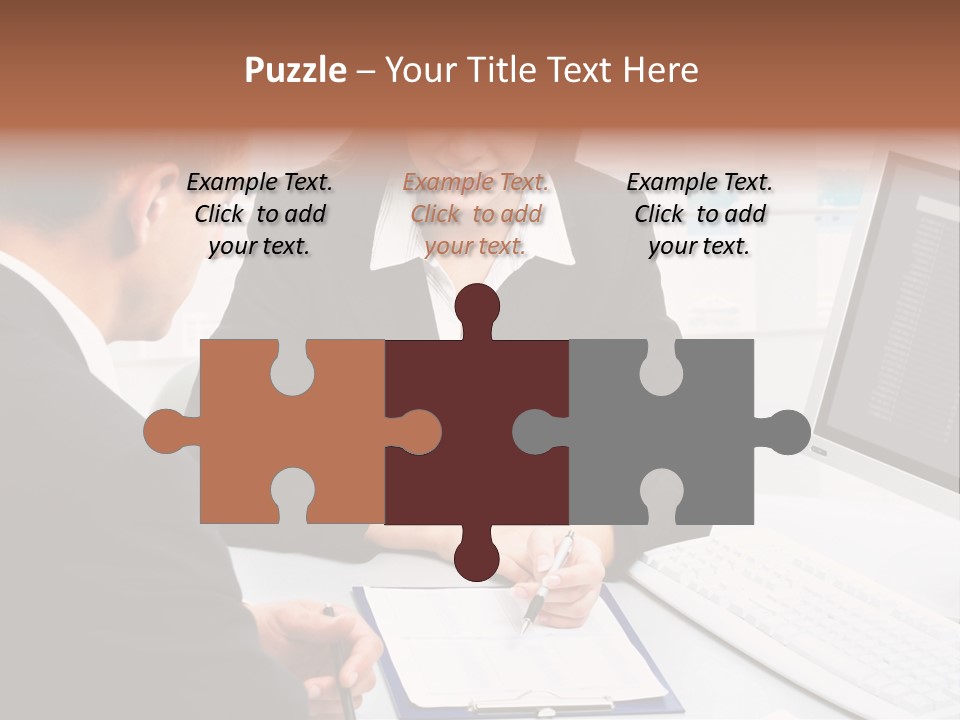 Manager Together Group PowerPoint Template