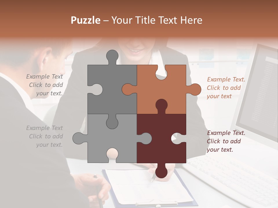 Manager Together Group PowerPoint Template